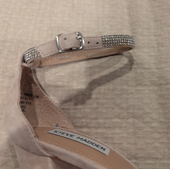 Brand New Sparkly Open Toe Heels Size 8.5 - Picture 7 of 7